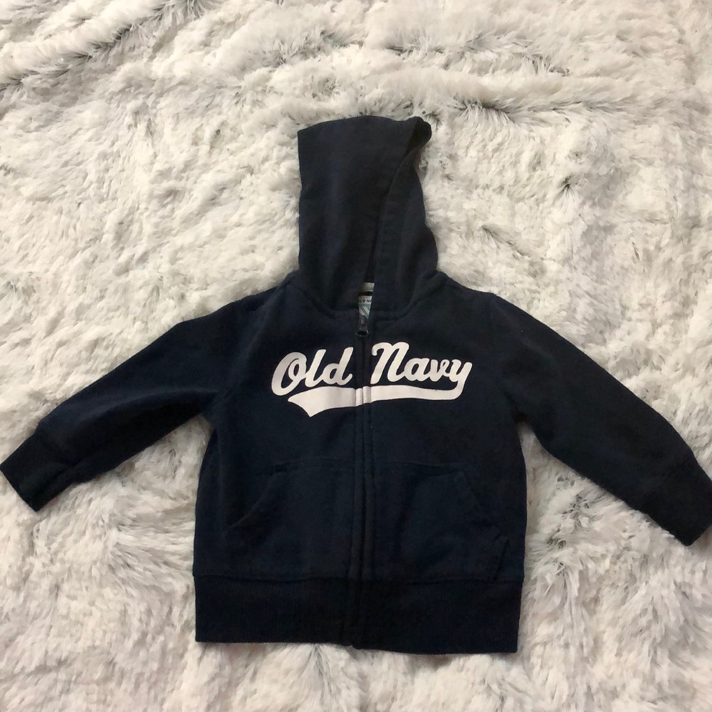 Blue Old Navy hoodie! 18-24 months
